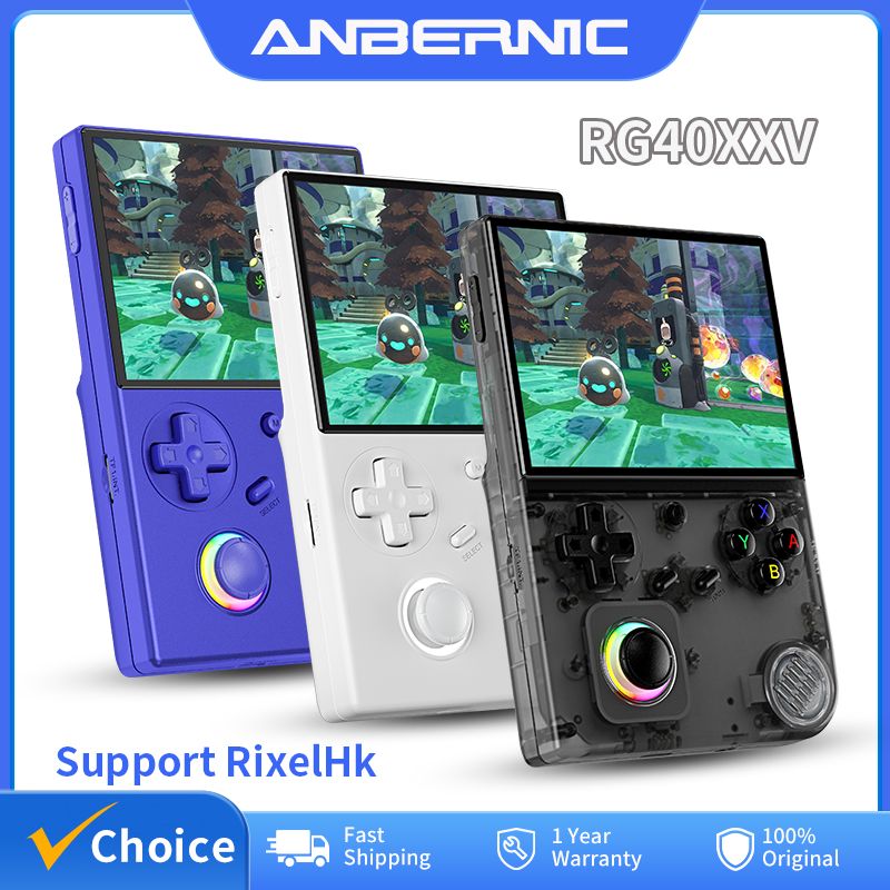 Retro Gaming Console Lego - ANBERNIC RG40XXV レトロハンドヘルドゲームコンソール 4 インチ IPS