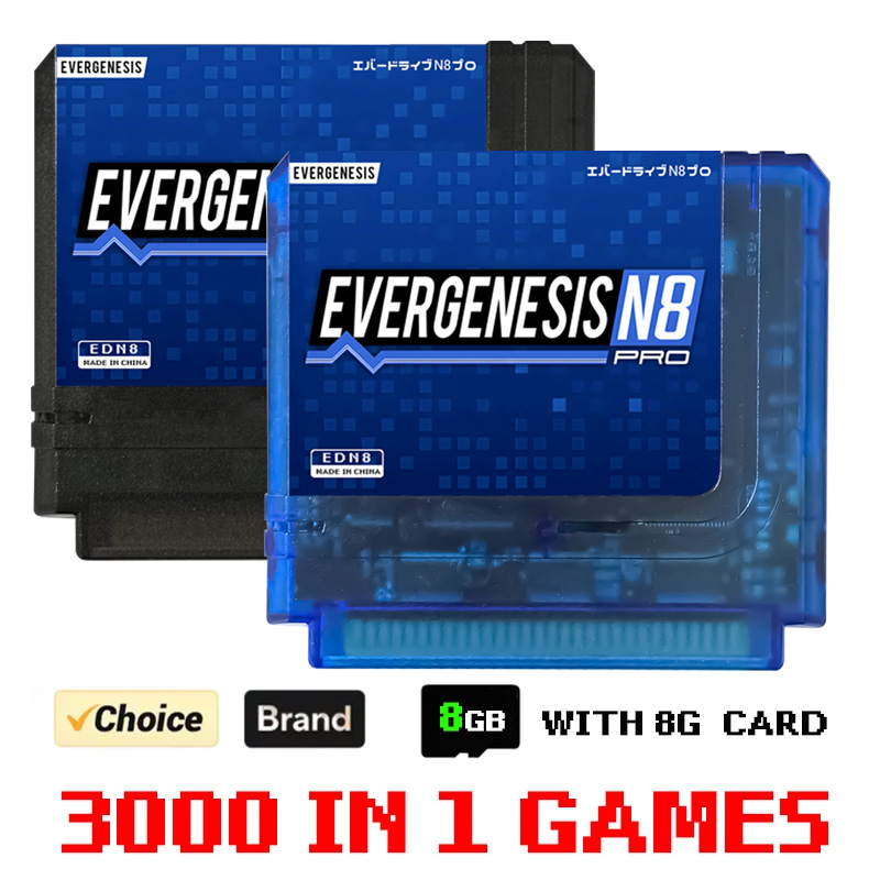 Retro Gaming Box - 3000 in 1ゲームカード ED N8 Proゲームカートリッジ