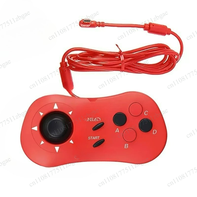 Game Retro Gaming - 15ピンミニアーケードゲームコントローラーパッド、カスタムクリック式サムスティック付きレトロゲーミングハンドコントローラー交換用ゲームアクセサリー