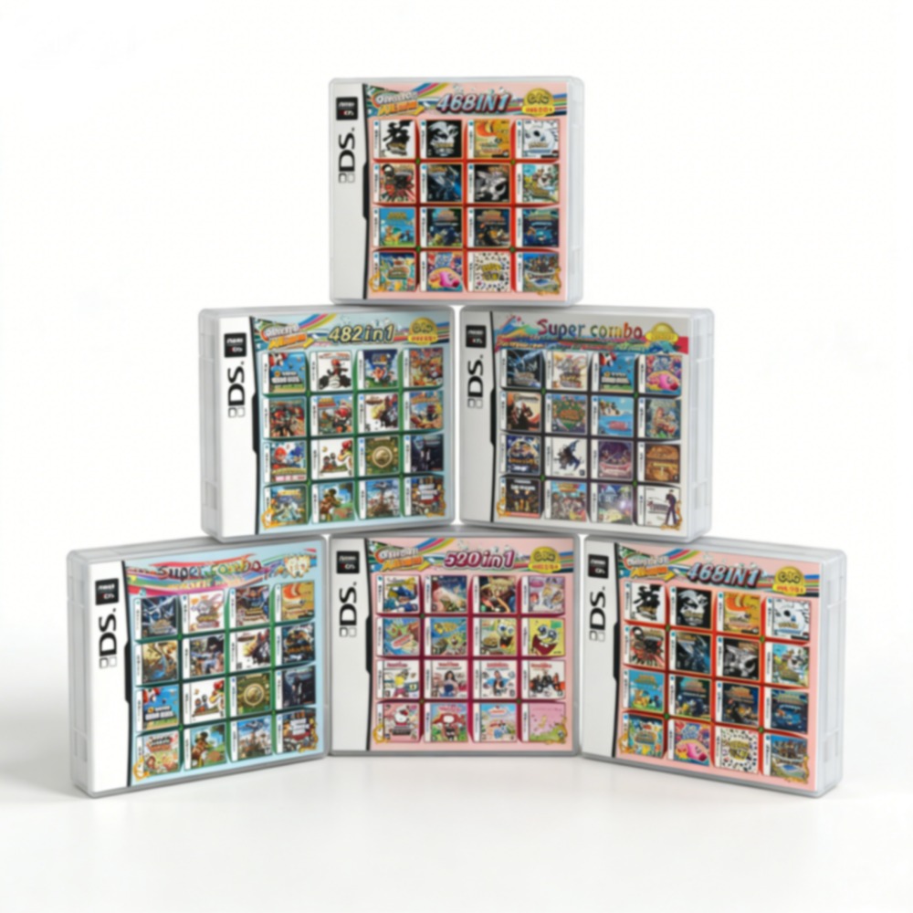 Game Retro Gaming - ポケモンをテーマにしたマルチゲームカートリッジ（DS/3DS/NDSL/2DS対応）- クラシックなレトロゲームがプリロード済み、プラグ＆プレイ対応の携帯型ゲームアクセサリー