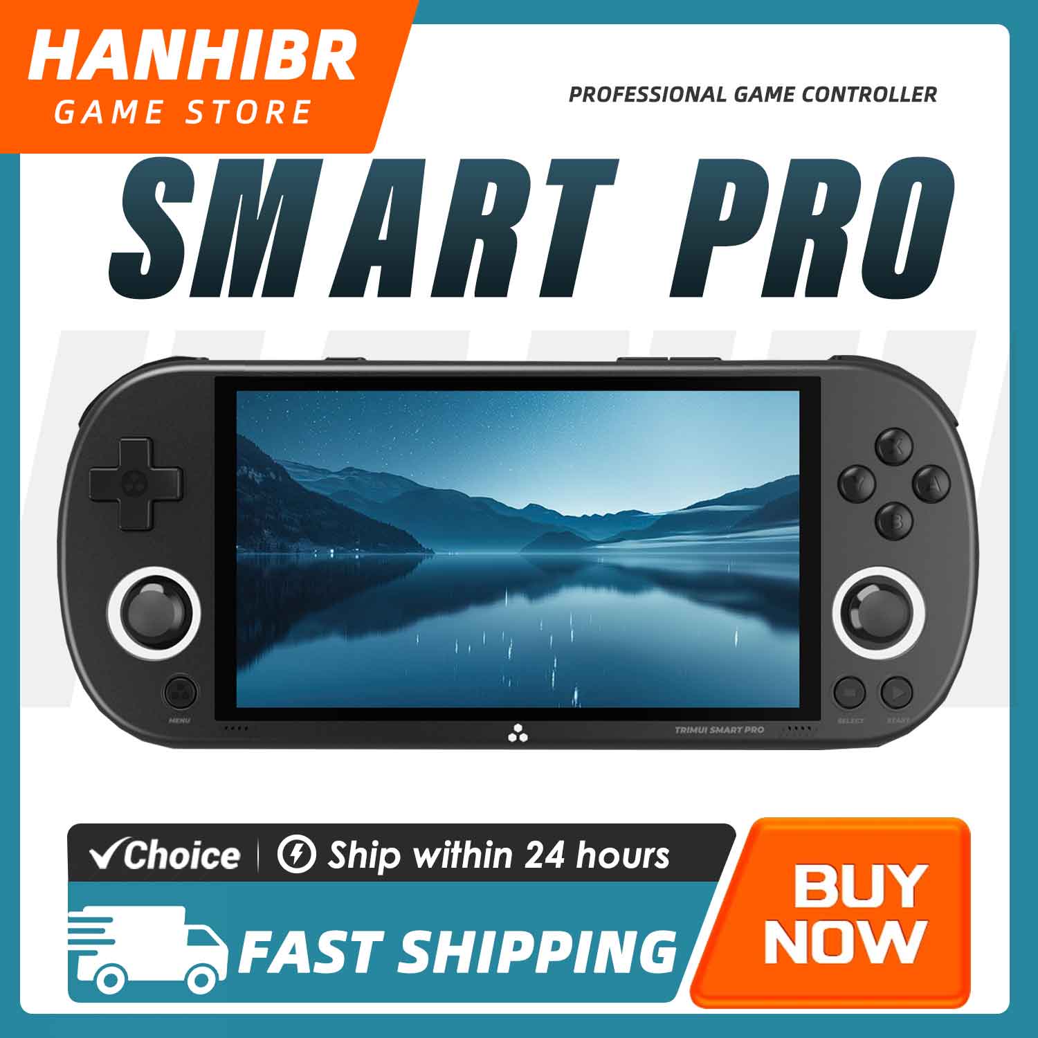 Retro Gaming Emulator Console - TRIMUI SMART PRO オープンソースLinuxハンドヘルドゲーム機 4.96インチIPSスクリーン RGBレトロエミュレータープレーヤー