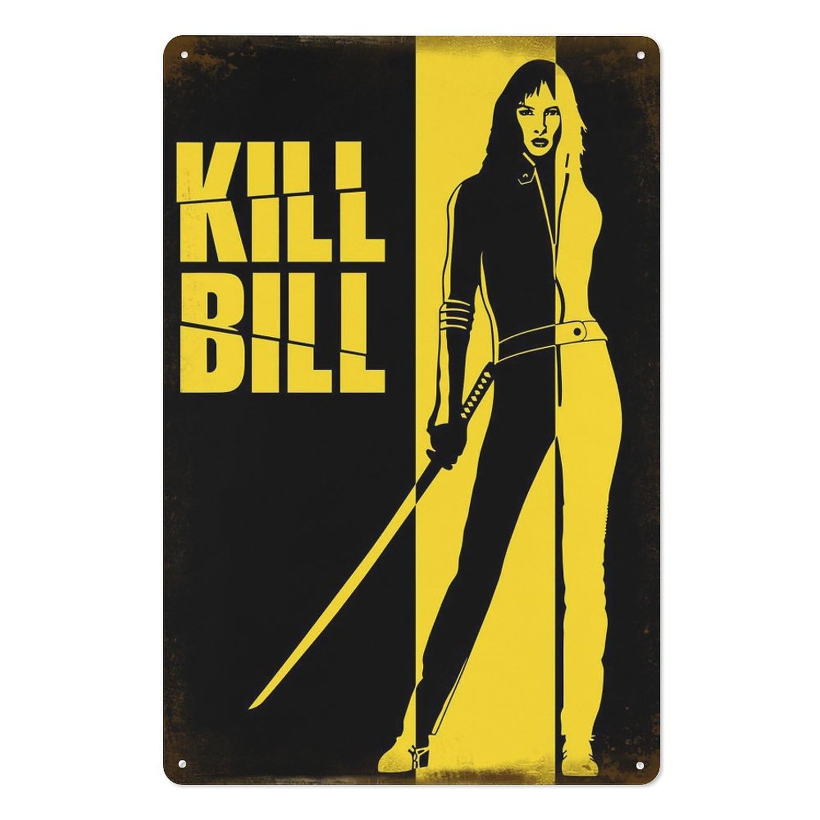 Retro Gaming Pictures - キル・ビル映画メタルティンサインポスター絵画サイン面白い壁ヴィンテージアート装飾レトロプラークホームバーパブクラブカフェ装飾用