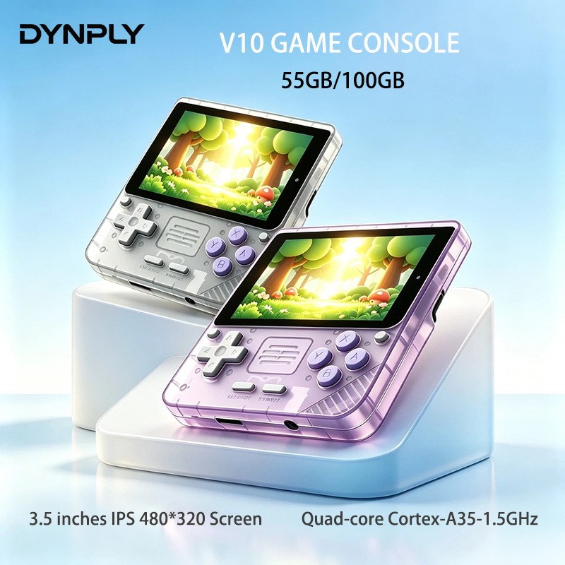 Retro Gaming N64 - POWKIDDY V10 3.5 インチ IPS Oca