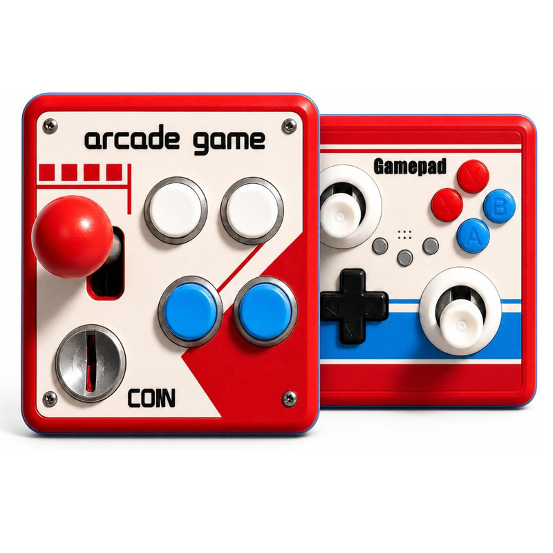 Game Retro Gaming - ドリル不要のライトスイッチカバー レトロアーケードゲームスイッチパネル装飾 ジョイスティックウォールスイッチプレート ゲーミング愛好家へのギフトに最適