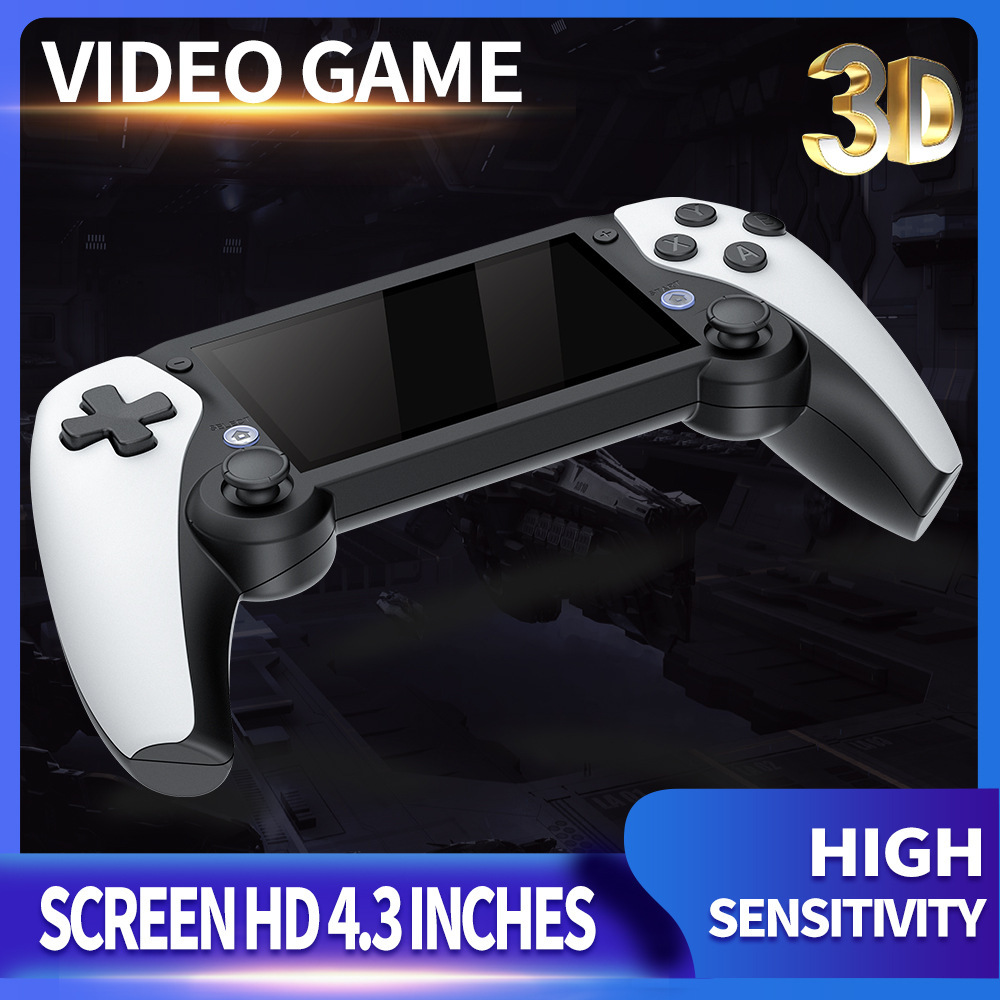 Retro Gaming Emulator Console - M25 4.3インチHDハンドヘルドゲーム機、HDMI出力TV接続対応、64GB、26種類のエミュレータ搭載、デュアルジョイスティック、レトロビデオゲームプレーヤー