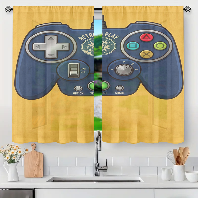 ゲーミングコントローラーカーテンパネルレトロビデオゲームウィ - Retro Gaming Cafe のレビューと価格