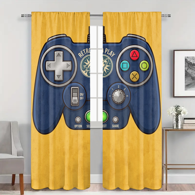 ゲーミングコントローラーカーテンパネルレトロビデオゲームウィ - Retro Gaming Cafe のレビューと価格
