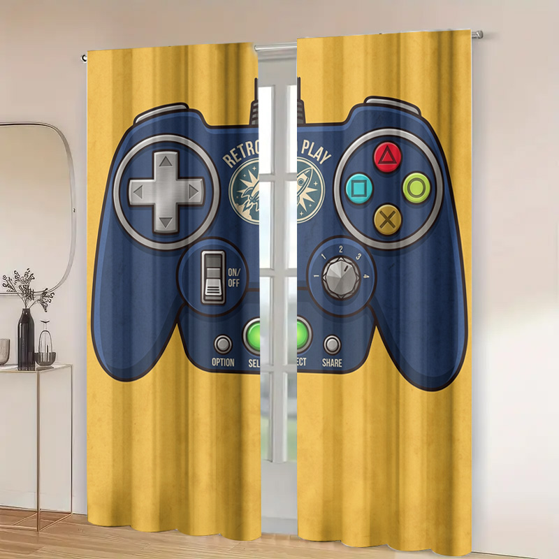 ゲーミングコントローラーカーテンパネルレトロビデオゲームウィ - Retro Gaming Cafe のレビューと価格