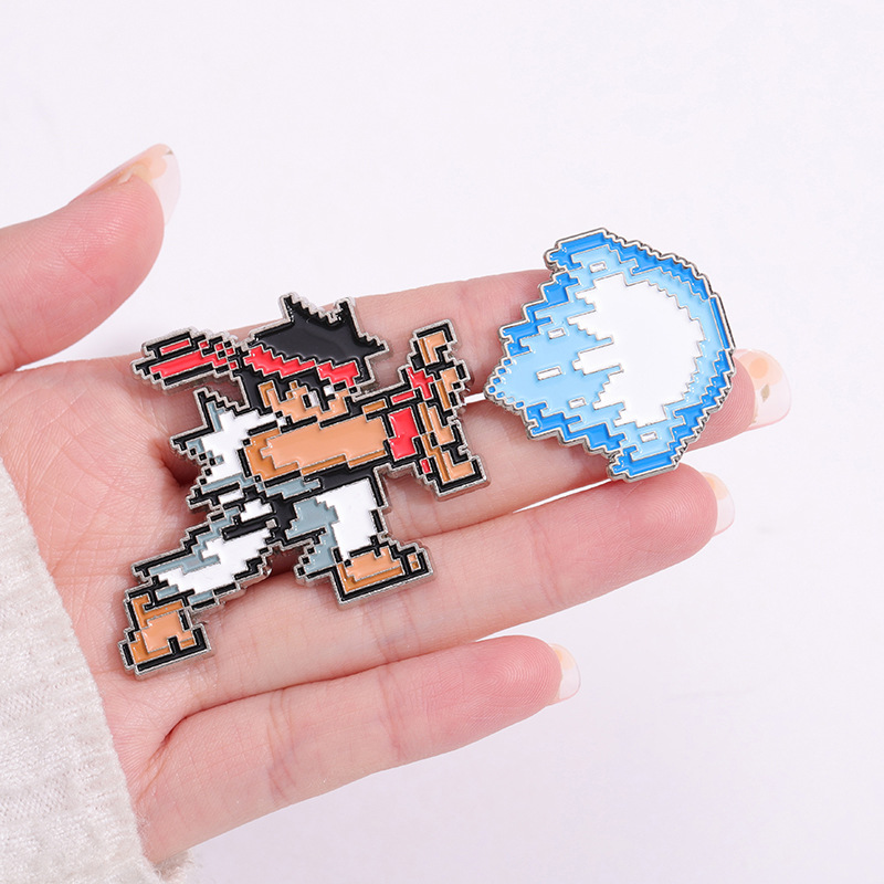 ストリートファイターゲームピン漫画ファイター周辺金属バッジロ - Retro Gaming Gifts のレビューと価格