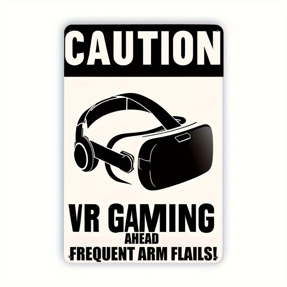 1PC 注意VRゲームメタルティンサインレトロアイアンウォー - Retro Gaming Vr のレビューと価格
