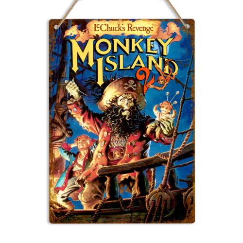 MONKEY ISLAND 2 ヴィンテージメタルウォールサ - Retro Gaming Island のレビューと価格