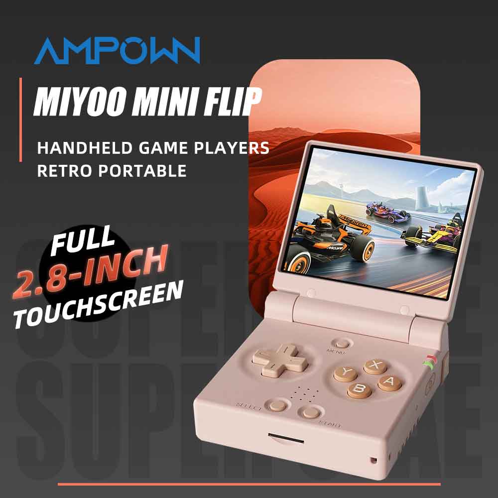 MIYOO MINI FLIP携帯ゲーム機 2.8インチIP - Retro Gaming Usb Stick のレビューと価格