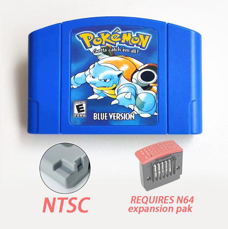 アメリカ版 NTSC 英語版 ポケモン ブルー N64 レト - Retro Gaming N64 のレビューと価格
