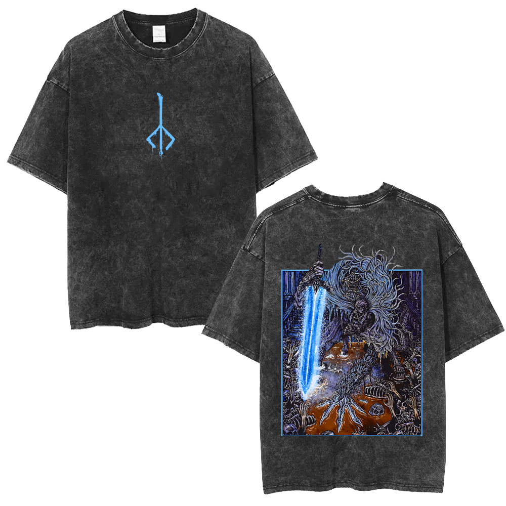 ウォッシュドヴィンテージゲームブラッドボーン恐怖ザオールドブ - Retro Gaming T Shirts のレビューと価格
