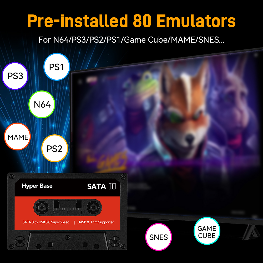 Batocera-エミュレーター,52000の組み込みレトロ - Retro Gaming Emulator Console のレビューと価格