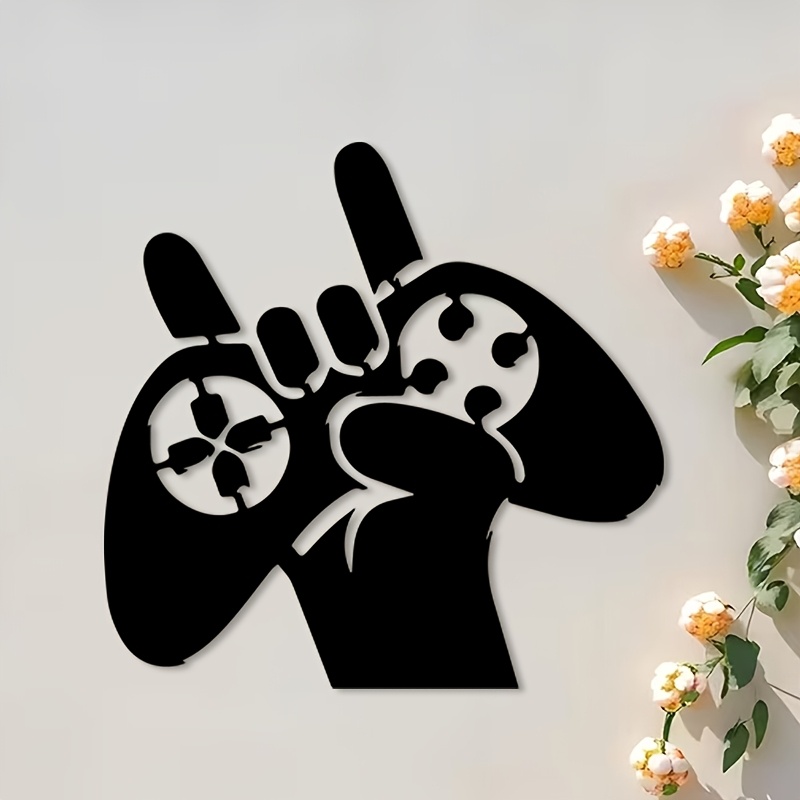 レトロゲームハンドメタルウォールアートアイアンコントローラー - Retro Gaming Gifts のレビューと価格
