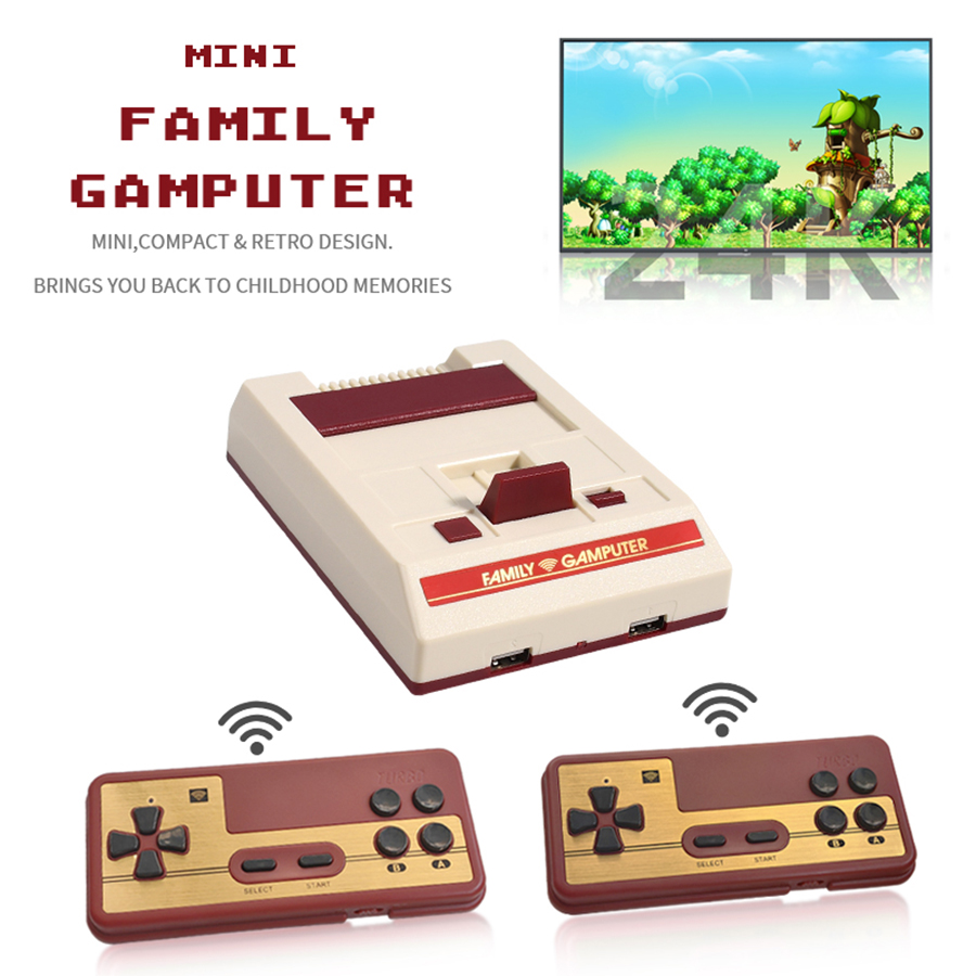 FC-ミニTVビデオゲームコンソール,ワイヤレスプラグアンド - Retro Gaming Gifts のレビューと価格