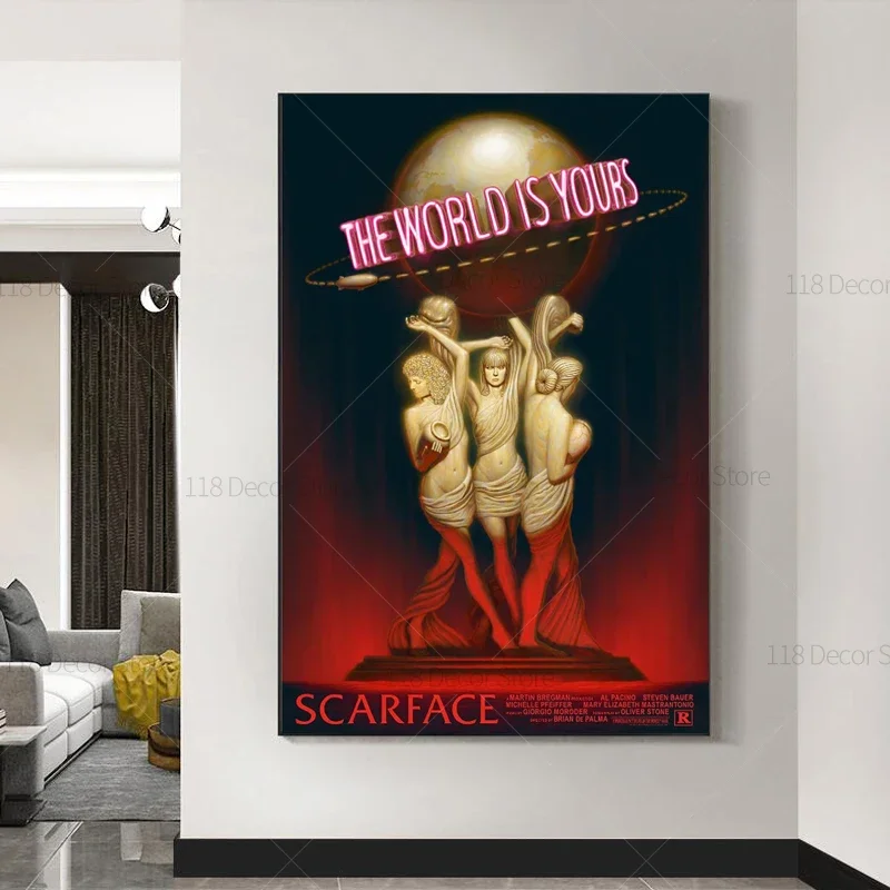 The World Is Yours スカーフェイス レトロ - Retro Gaming Pictures のレビューと価格