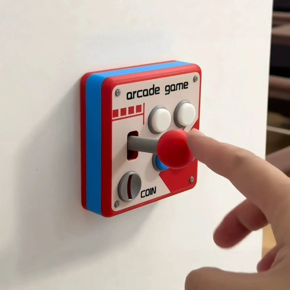 レトロアーケードジョイスティックスイッチプレートカバー、パン - Retro Gaming Gifts のレビューと価格