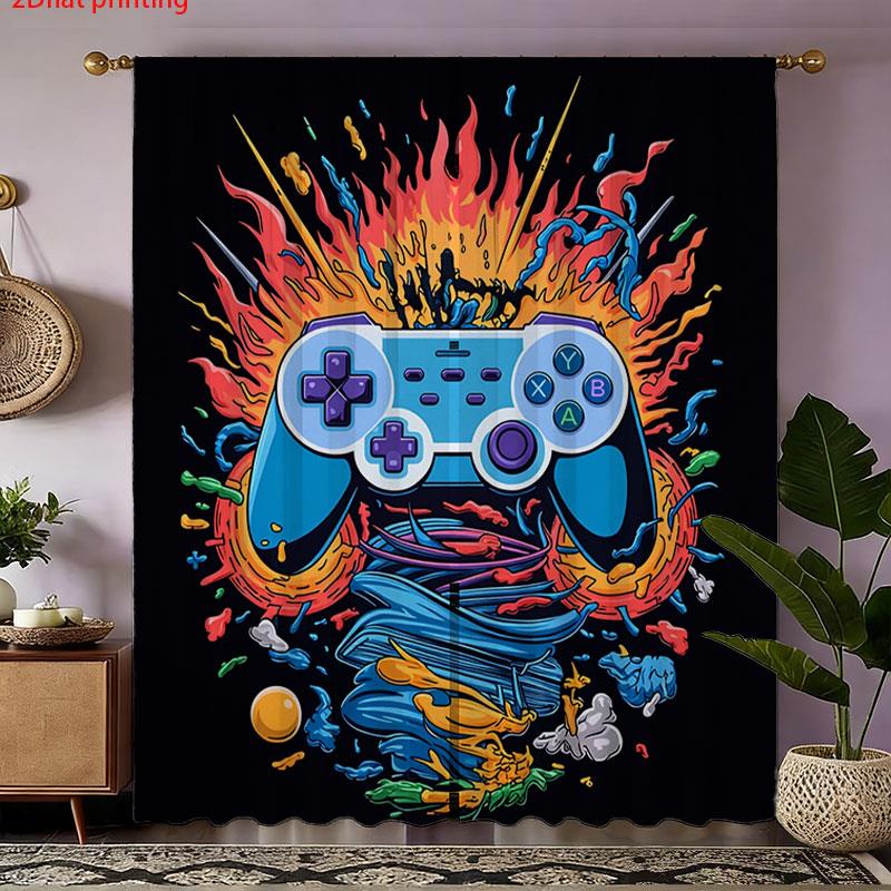 レトロゲームコントローラーカーテンポップカルチャービデオゲー - Retro Gaming Cafe のレビューと価格