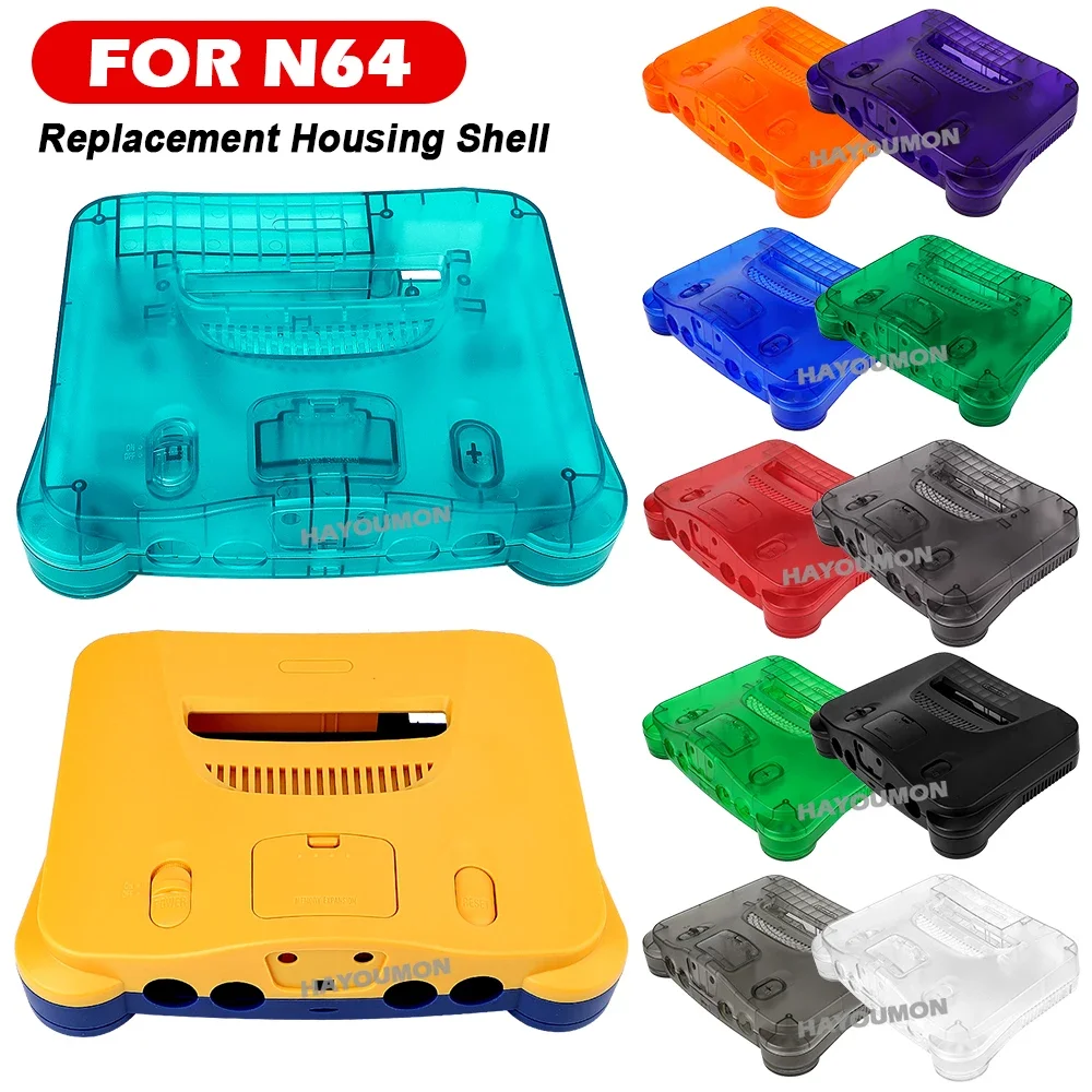 11色の交換用レトロビデオゲームコンソールハウジングシェルカ - Retro Gaming N64 のレビューと価格