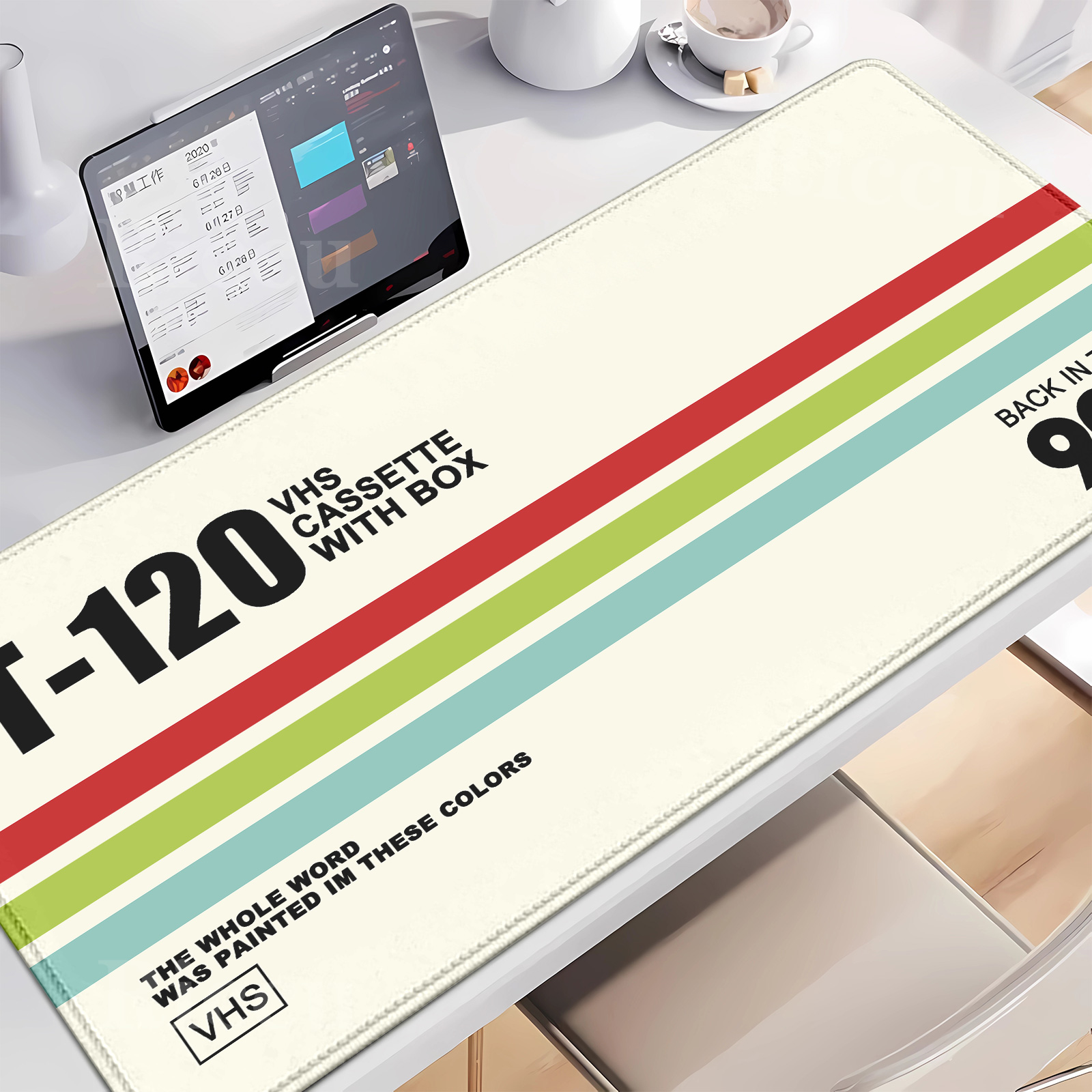 大型 PC ゲームレトロ VHS マウスパッドレトロテープレ - Retro Gaming Gifts のレビューと価格
