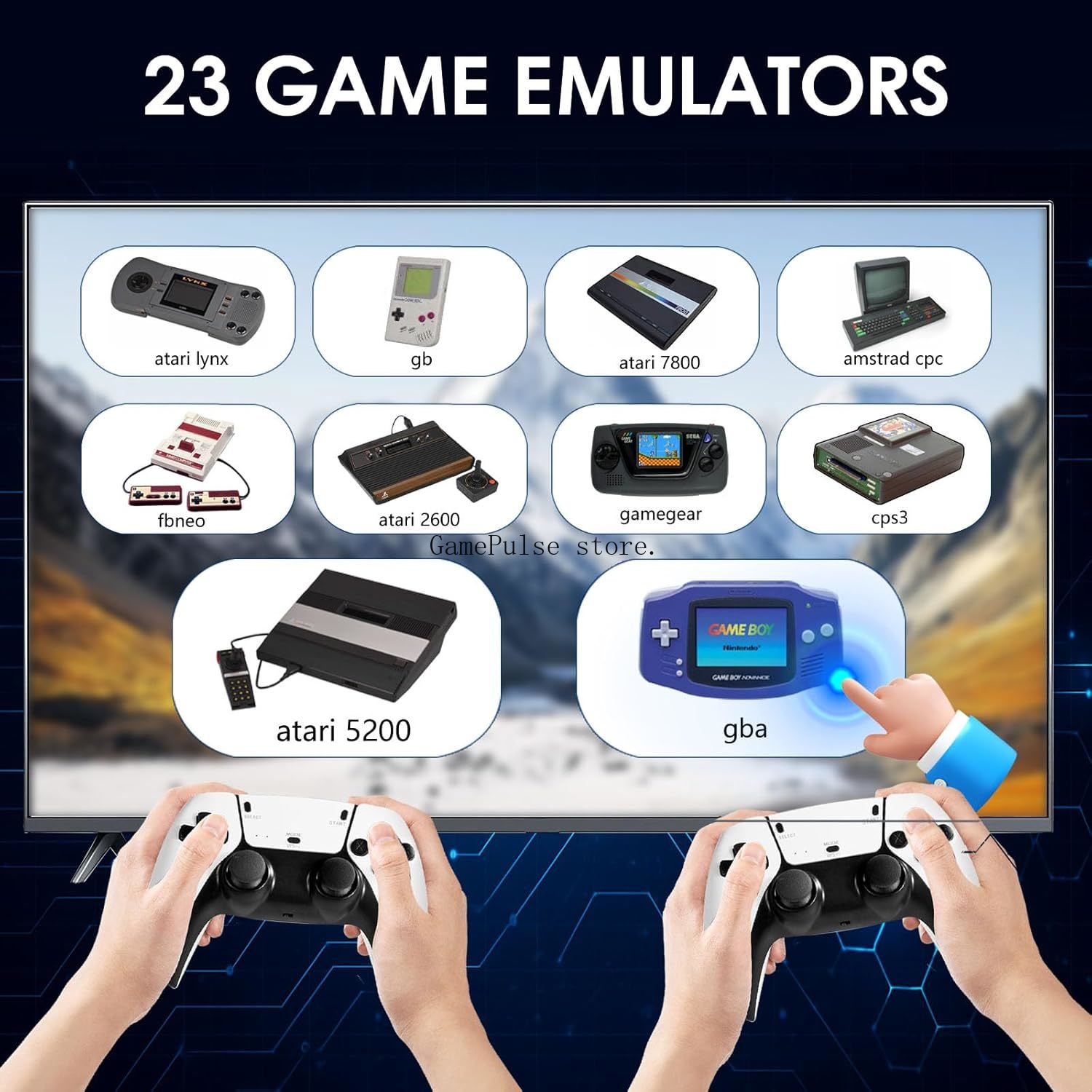 GamePulse 2026 新型レトロゲーム機、23種類の - Retro Gaming Emulator Console のレビューと価格