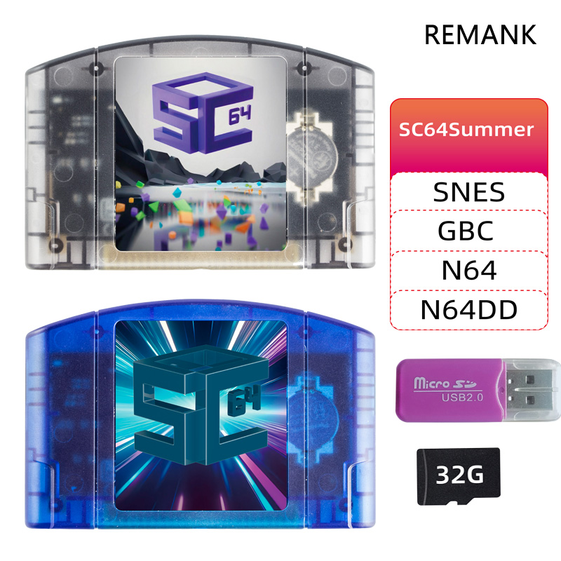 REMANK 5000-in1 SC64Summer SC6 - Retro Gaming N64 のレビューと価格