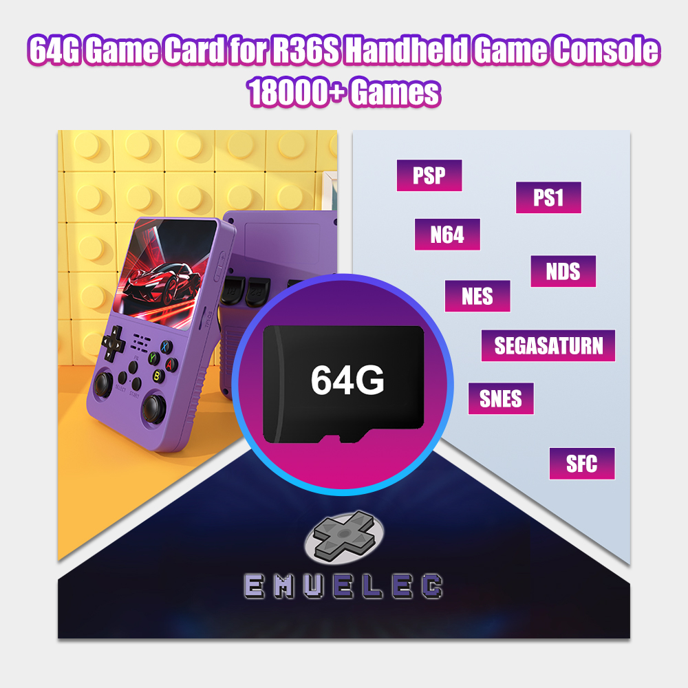 R36SビデオレトロハンドヘルドゲームコンソールEmuELE - Retro Gaming Box のレビューと価格