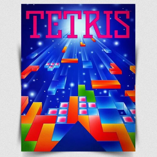 テトリス メタルサイン プラーク - レトロポスタープリント - Game Retro Gaming のレビューと価格