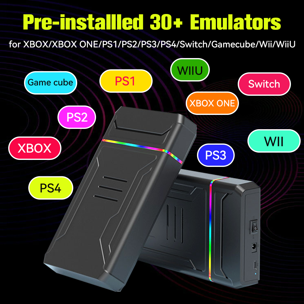Jmachen-launchboxビデオゲームコンソール,3 - Retro Gaming Emulator Console のレビューと価格