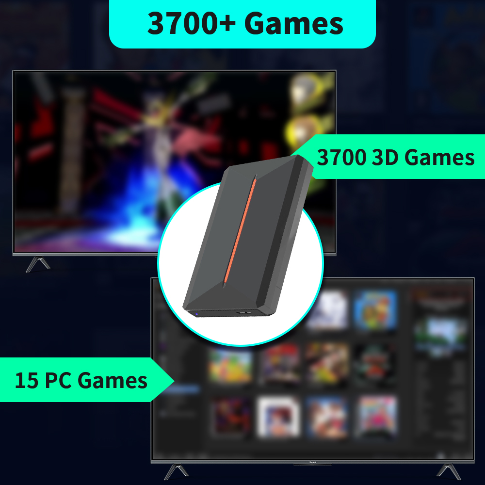 Launchbox-osポータブルHDDレトロゲームコンソー - Retro Gaming Emulator Console のレビューと価格