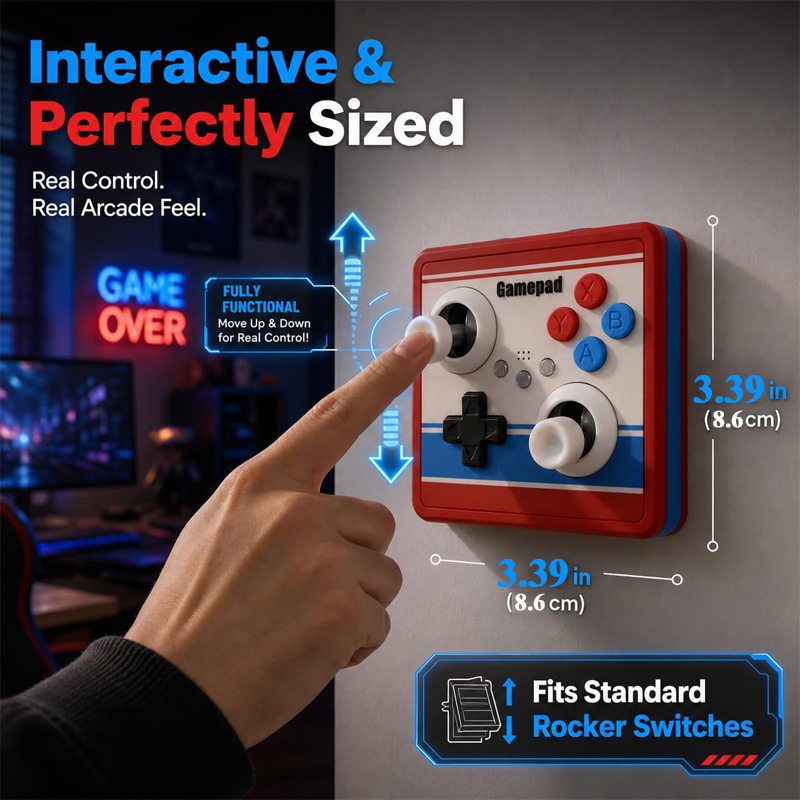 ドリル不要のライトスイッチカバー レトロアーケードゲームスイ - Game Retro Gaming のレビューと価格