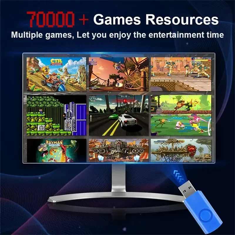 レトロゲームコンソール 70000+ゲーム 2TB T8搭載 - Retro Gaming Emulator Console のレビューと価格