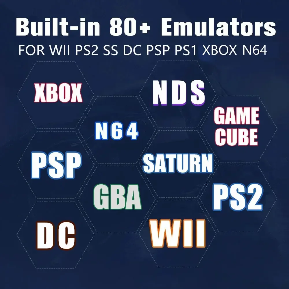 レトロゲームコンソール 70000+ゲーム 2TB T8搭載 - Retro Gaming Emulator Console のレビューと価格