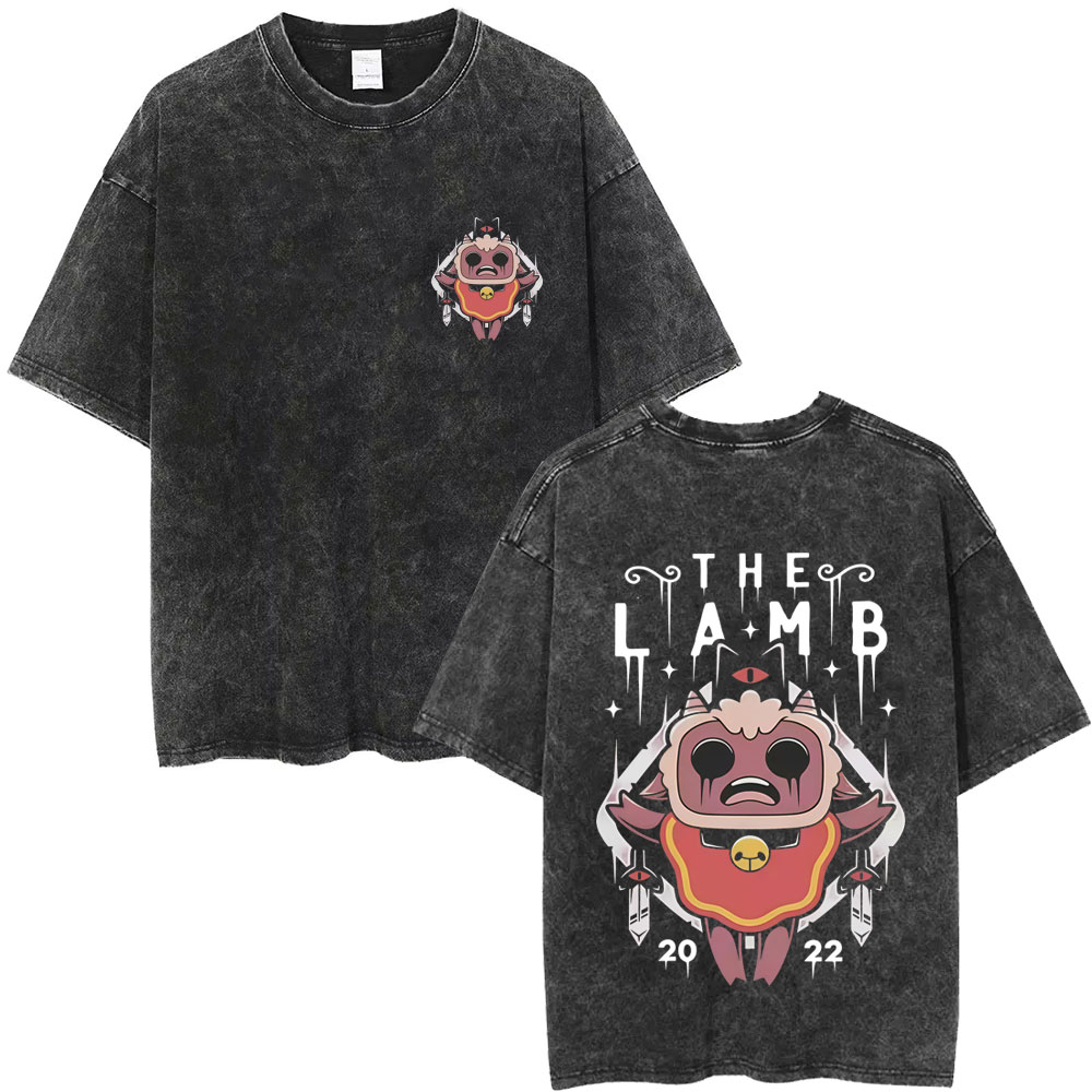 限定ゲームカルトオブザラムヴィンテージウォッシュ Tシャツ男 - Retro Gaming T Shirts のレビューと価格